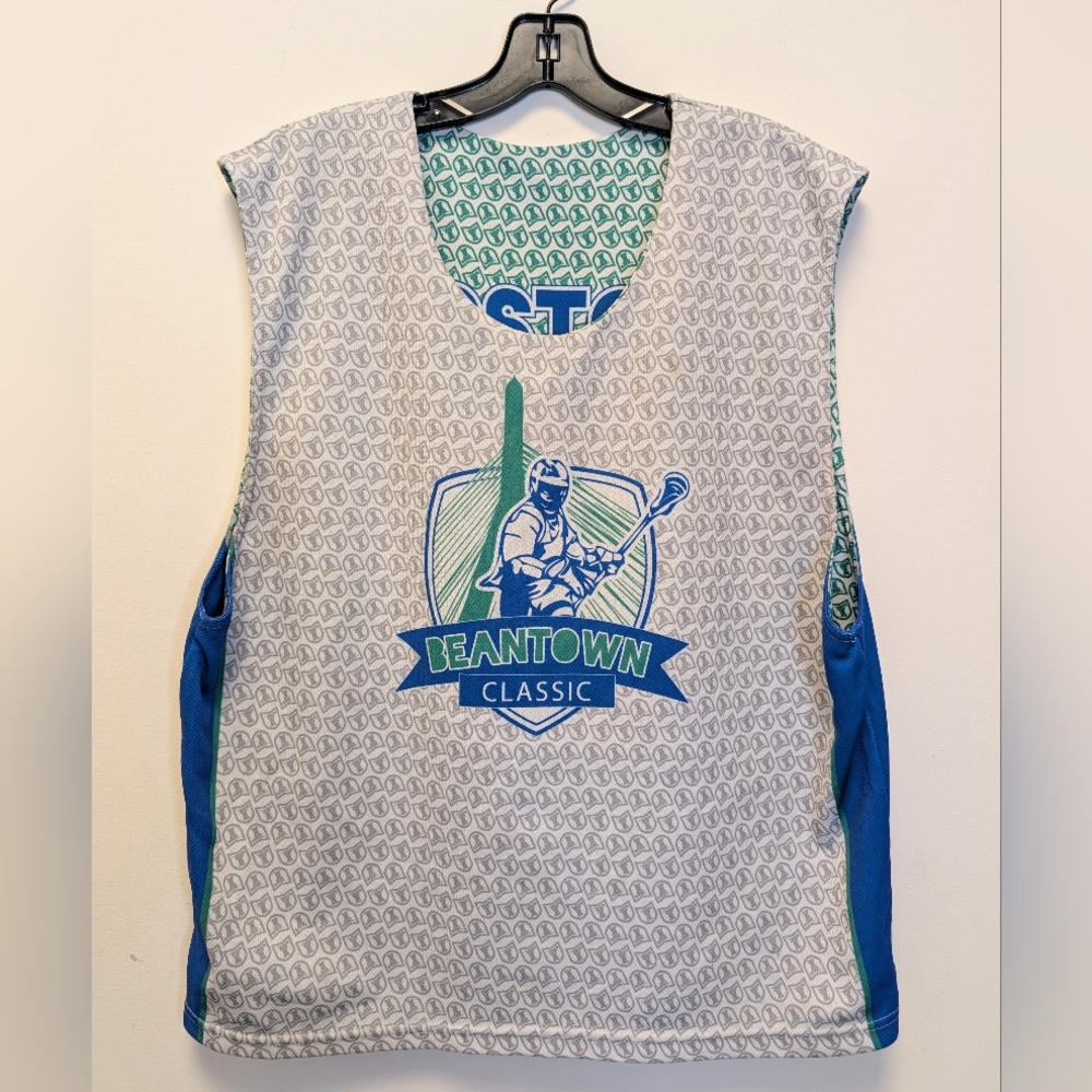 Vintage 1997 ComLax Beantown Boston Classic Reversible Lacrosse Jersey L/XL - Picture 9 of 15